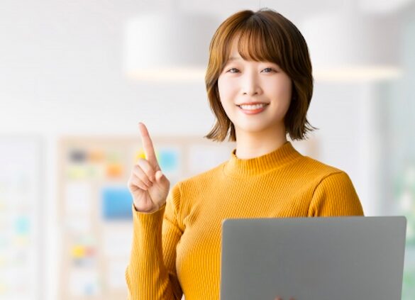 スムーズにスピーチができている様子